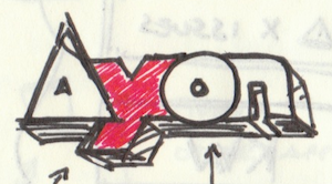 Axon logo sketch